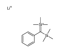lithium,trimethyl-[phenyl(trimethylsilyl)methyl]silane结构式