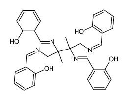 1,2,3,4-tetrakis(salicylideneamino)-2,3-dimethylbutane Structure