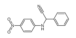 2-((4-nitrophenyl)amino)-2-phenylacetonitrile结构式