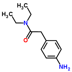 2-(4-Aminophenyl)-N,N-diethylacetamide Structure
