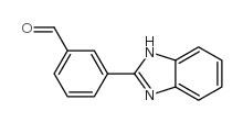 3-(1H-benzimidazol-2-yl)benzaldehyde结构式