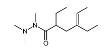 N,N',N'-trimethylhydrazide of (E)-2,4-diethyl-4-hexenoic acid结构式