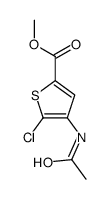 methyl 4-acetamido-5-chlorothiophene-2-carboxylate Structure