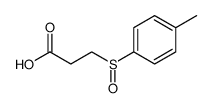 Propanoic acid, 3-[(R)-(4-methylphenyl)sulfinyl]结构式