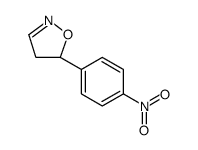 Isoxazole, 4,5-dihydro-5-(4-nitrophenyl) Structure