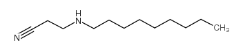 3-(壬基氨基)丙腈结构式