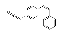 1-isocyanato-4-(2-phenylethenyl)benzene Structure