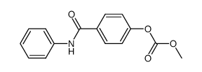 4-methoxycarbonyloxy-benzoic acid anilide结构式