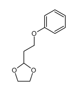 β-(phenoxy)propionaldehyde ethylene acetal Structure