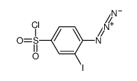 4-azido-3-iodobenzenesulfonyl chloride Structure
