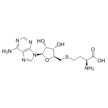S-腺苷-L-高半胱氨酸结构式