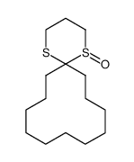 1,5-dithiaspiro(5.11)heptadecane 1-oxide Structure