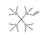 tris(trimethylsilyl)(vinyldimethylsilyl)methane Structure