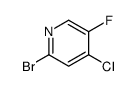 2-Bromo-4-chloro-5-fluoropyridine structure