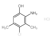 2-Amino-4-chloro-3,5-dimethyl-phenol hydrochloride结构式