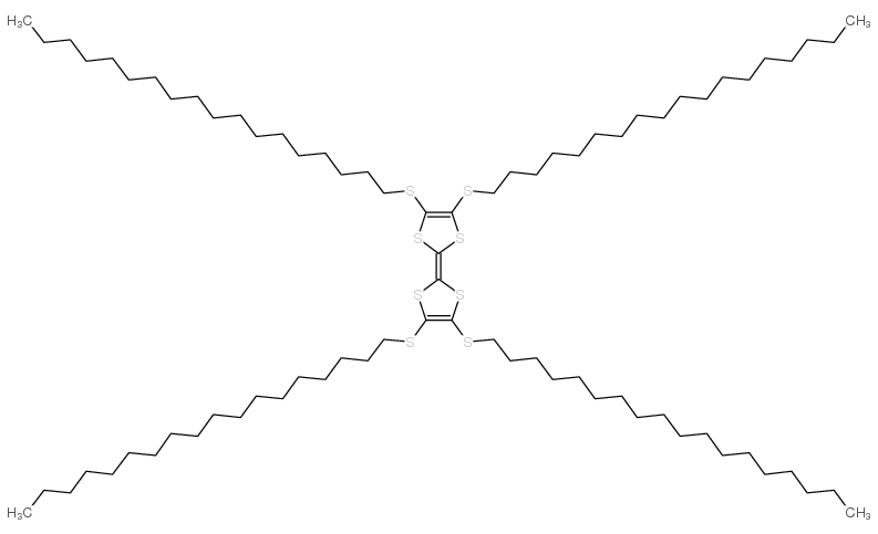 四(十八烷基硫代)四硫富瓦烯结构式