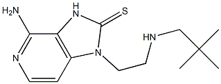 4-amino-1-(2-(neopentylamino)ethyl)-1H-imidazo[4,5-c]pyridine-2(3H)-thione Structure