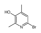 6-Bromo-2,4-dimethyl-3-pyridinol structure