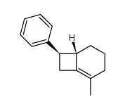 2-Methyl-exo-7-phenylbicyclo[4.2.0]oct-1-en结构式