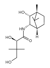 (R)-2,4-dihydroxy-N-[(1R)-2-endo-hydroxy-3-endo-bornyl]-3,3-dimethylbutyramide Structure