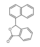 3-(naphthalen-1-yl)isobenzofuran-1(3H)-one结构式