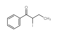 2-碘-1-苯基-1-丁酮结构式
