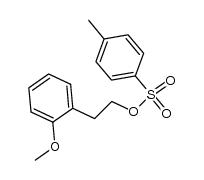 1-(2-methoxy-phenyl)-2-(toluene-4-sulfonyloxy)-ethane结构式