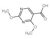 2,4-二甲氧基-5-嘧啶羧酸结构式