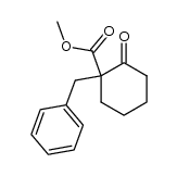 methyl 1-benzyl-2-oxocyclohexanecarboxylate结构式