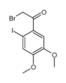 2-bromo-1-(2-iodo-4,5-dimethoxyphenyl)ethanone Structure