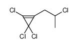 1,3,3-trichloro-2-(2-chloropropyl)cyclopropene Structure