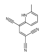 3-(6-methyl-1H-pyridin-2-ylidene)prop-1-ene-1,1,3-tricarbonitrile结构式
