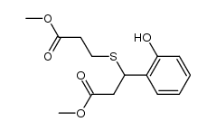dimethyl 3-(2-hydroxyphenyl)-3,3'-thiodipropionate Structure