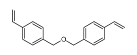 1-ethenyl-4-[(4-ethenylphenyl)methoxymethyl]benzene Structure