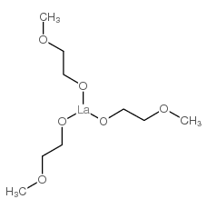2-甲氧基乙醇镧(III),5％w/v在2-甲氧基乙醇中结构式