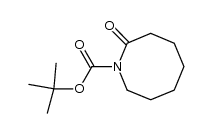 1-(tert-butoxycarbonyl)-1-azacyclooctan-2-one结构式