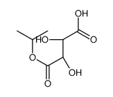 Tartaric Acid Isopropyl Ester Structure