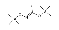(E)-O-trimethylsilyl ester of O'-trimethylsilylacetohydroximic acid结构式