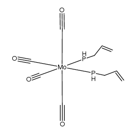 cis-bis(allylphosphine)molybdenum(CO)4结构式