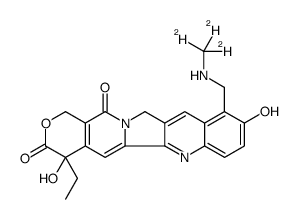 N-Desmethyl Topotecan-d3结构式