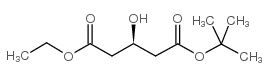 (R)-3-羟基戊二酸乙基叔丁酯结构式