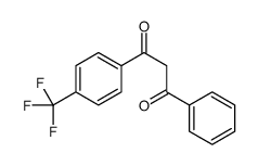 1-phenyl-3-[4-(trifluoromethyl)phenyl]propane-1,3-dione Structure