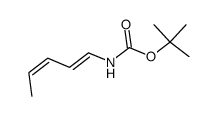 Carbamic acid, 1,3-pentadienyl-, 1,1-dimethylethyl ester, (E,Z)- (9CI) Structure