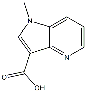 1-甲基-1H-吡咯并[3,2-b]吡啶-3-羧酸结构式