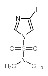 4-碘-N,N-二甲基-1H-咪唑-1-磺酰胺结构式
