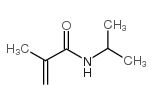 N-异丙基甲基丙烯酰胺结构式
