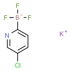 Potassium (5-chloropyridin-2-yl)trifluoroborate Structure