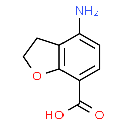 4-Amino-2,3-dihydro-1-benzofuran-7-carboxylic acid Structure