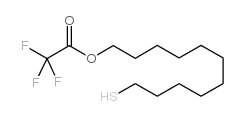 11-sulfanylundecyl 2,2,2-trifluoroacetate结构式