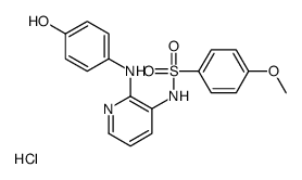 N-[2-[(4-羟基苯基)氨基]-3-吡啶基]-4-甲氧基苯磺酰胺单盐酸盐图片